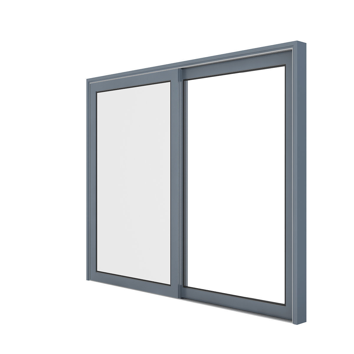 Metal Window 06 3D model_3