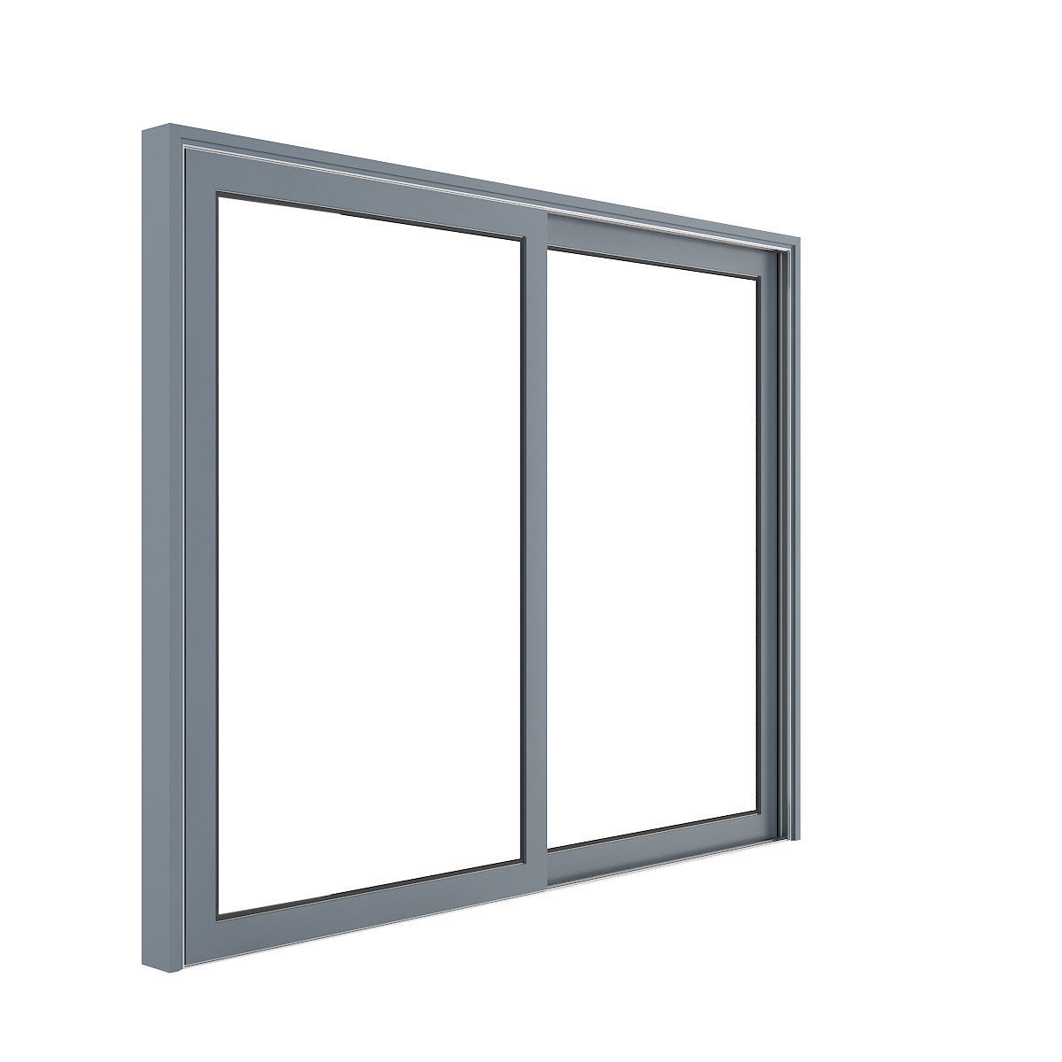Metal Window 06 3D model_2