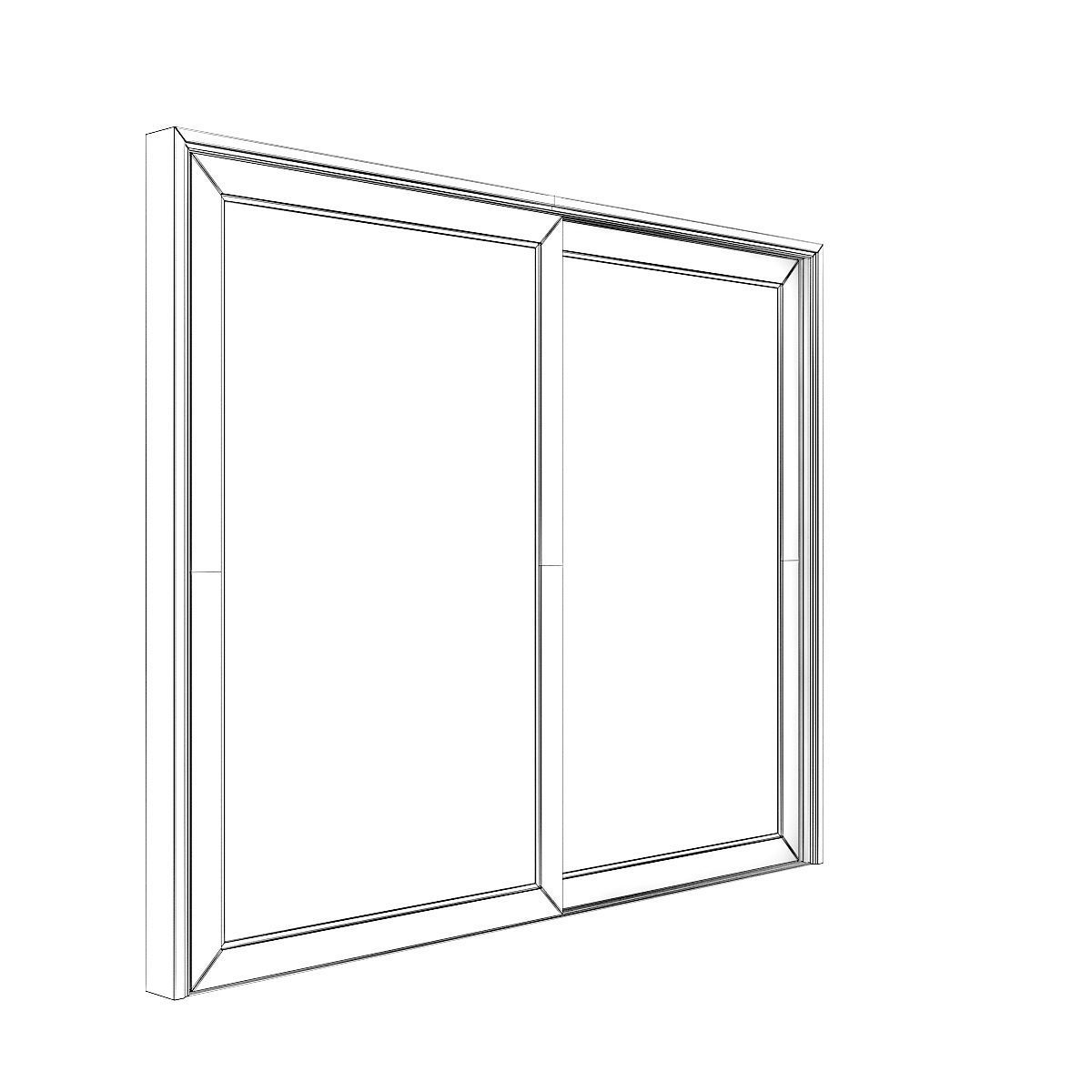 Metal Window 06 3D model_6