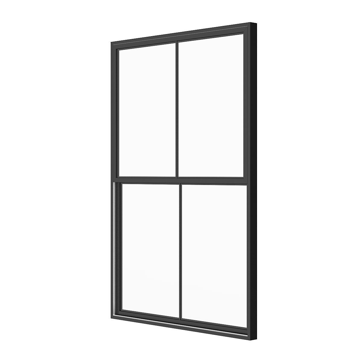 Metal Window 05 3D model_3