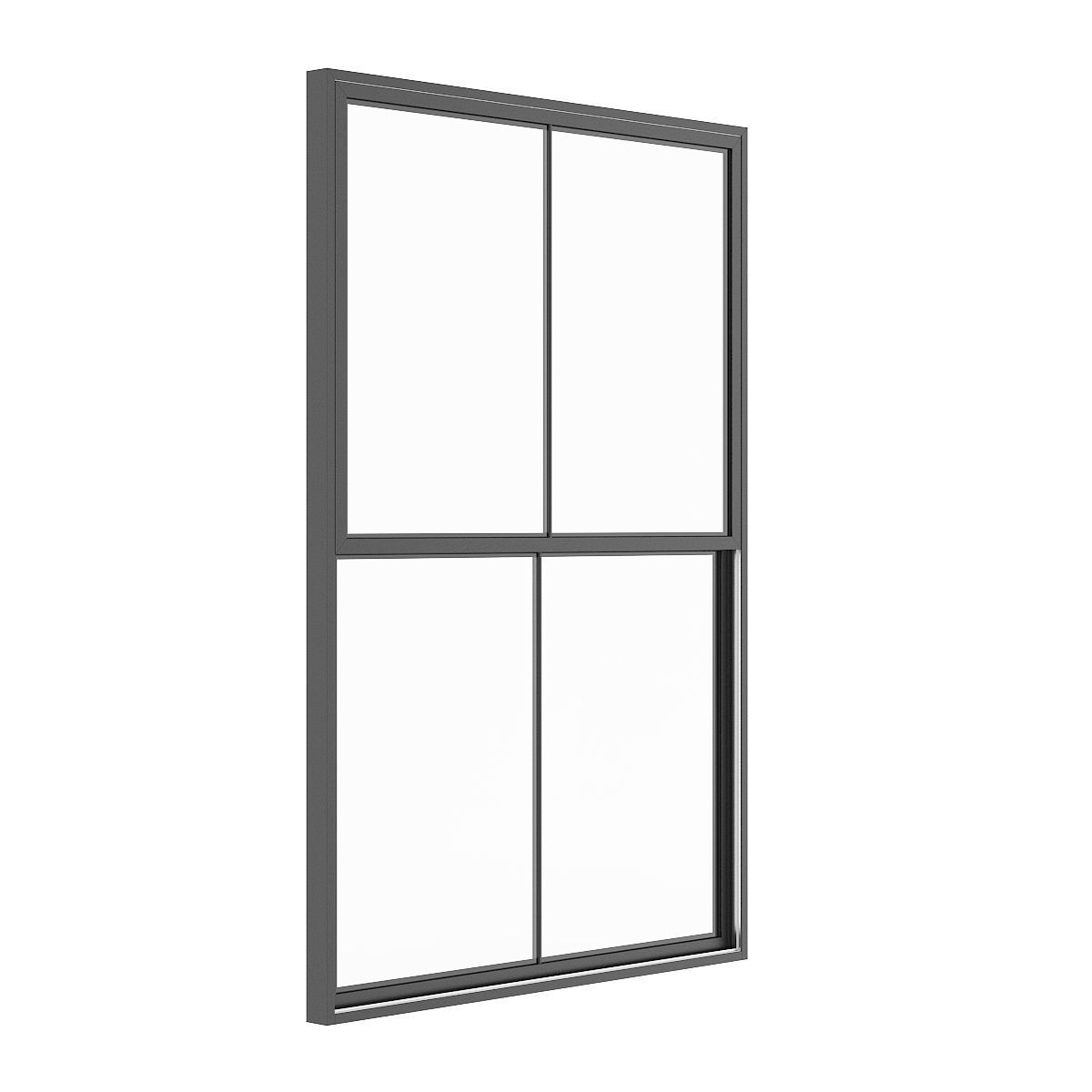 Metal Window 05 3D model_2