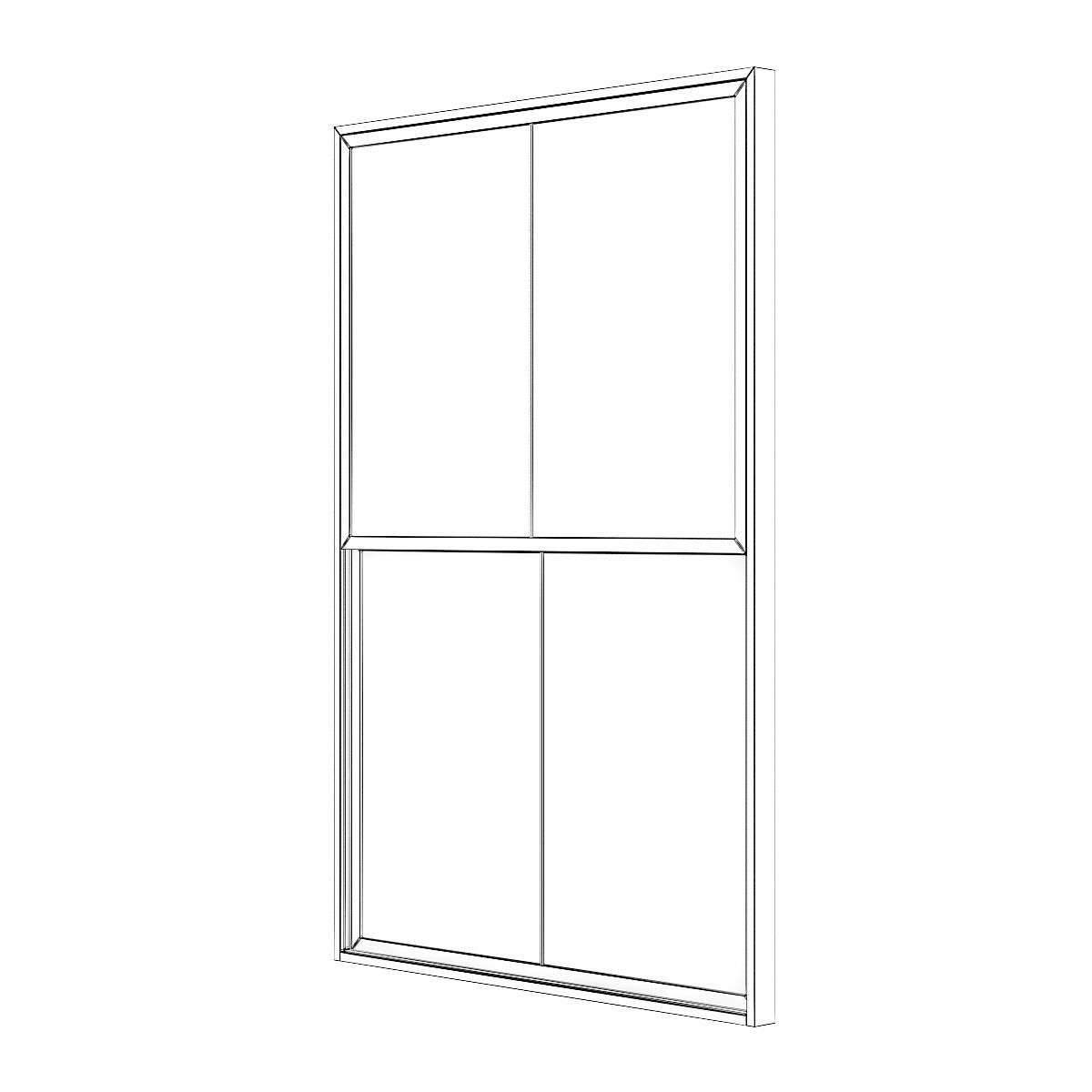 Metal Window 05 3D model_7