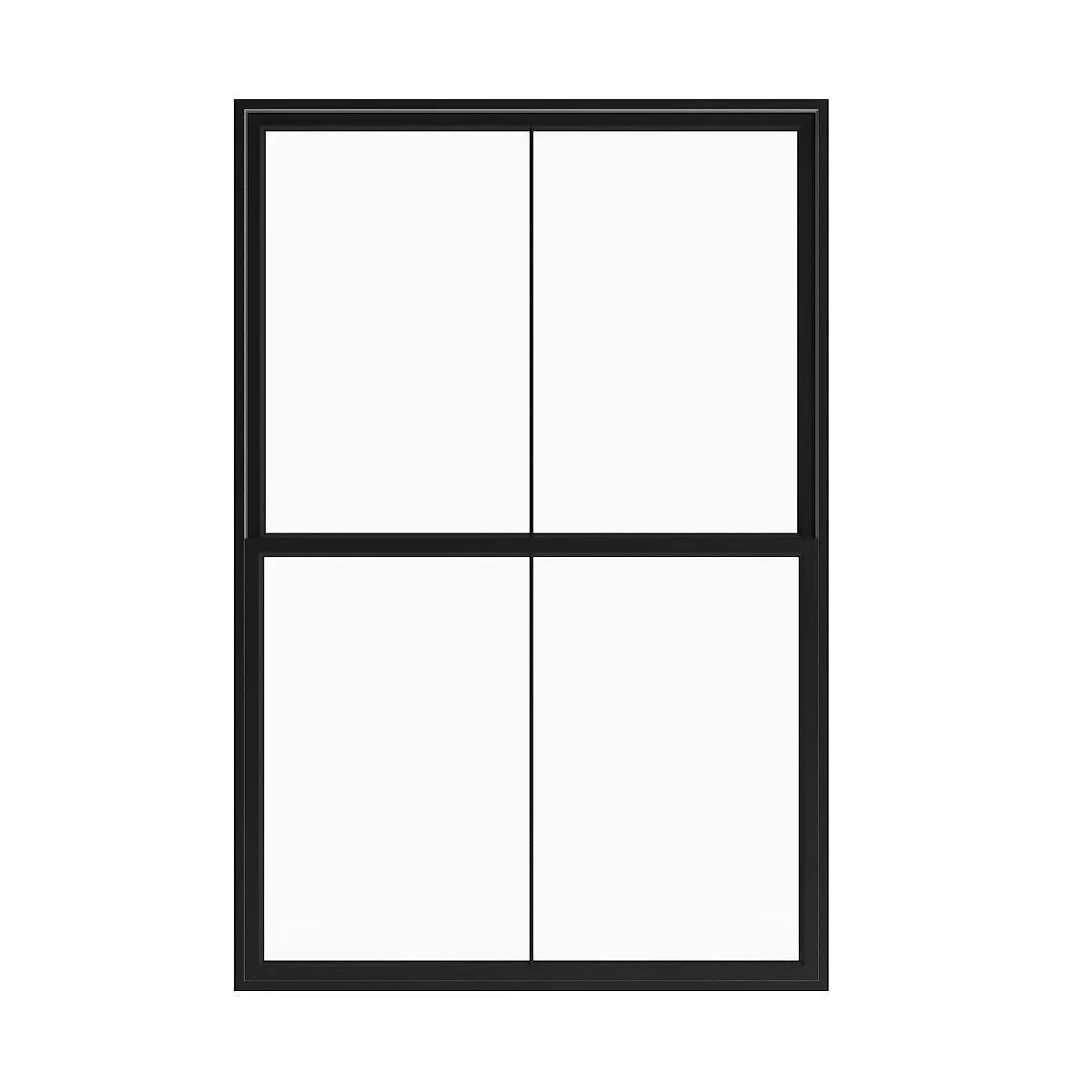 Metal Window 05 3D model_0