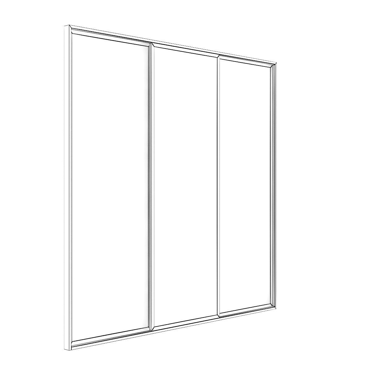 Metal Window 03 3D model_6