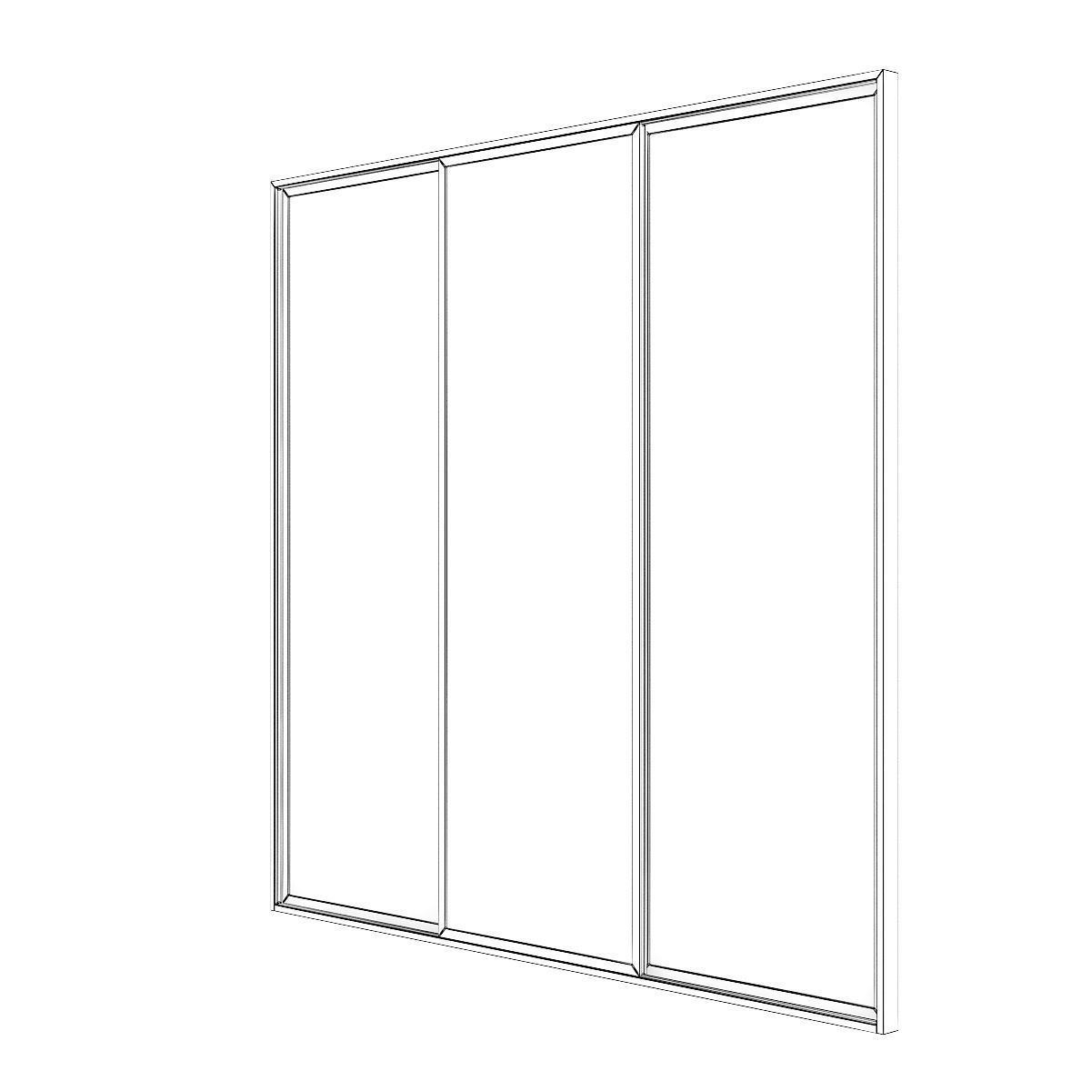 Metal Window 03 3D model_7