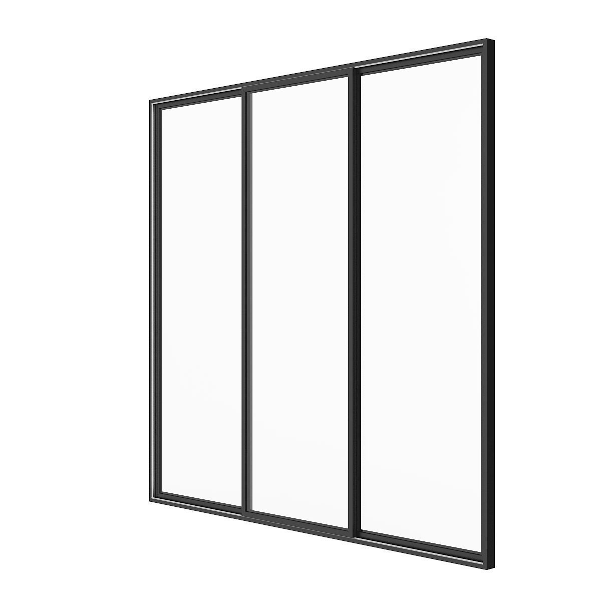 Metal Window 03 3D model_3