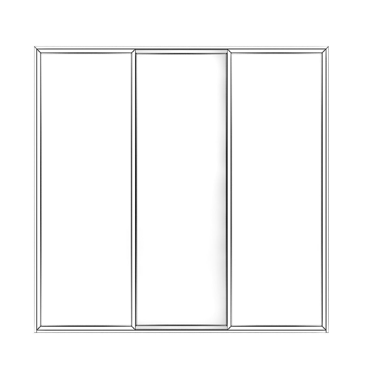 Metal Window 03 3D model_5