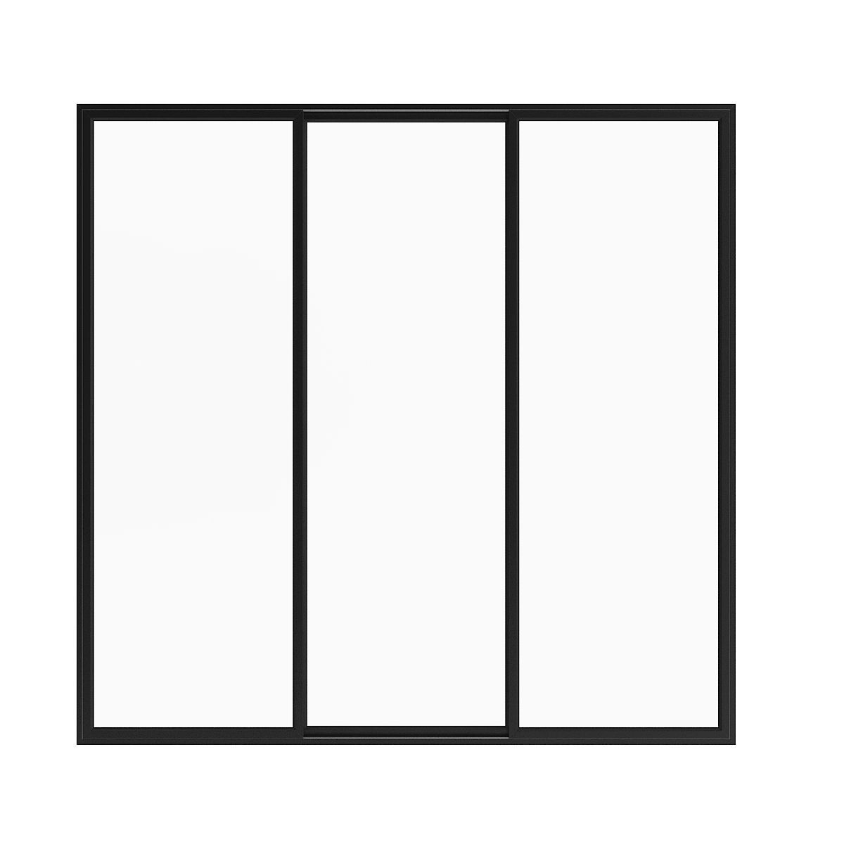 Metal Window 03 3D model_1