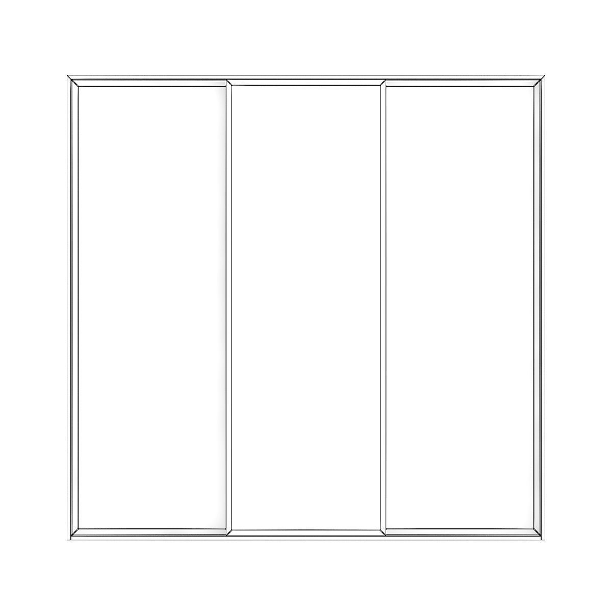 Metal Window 03 3D model_4