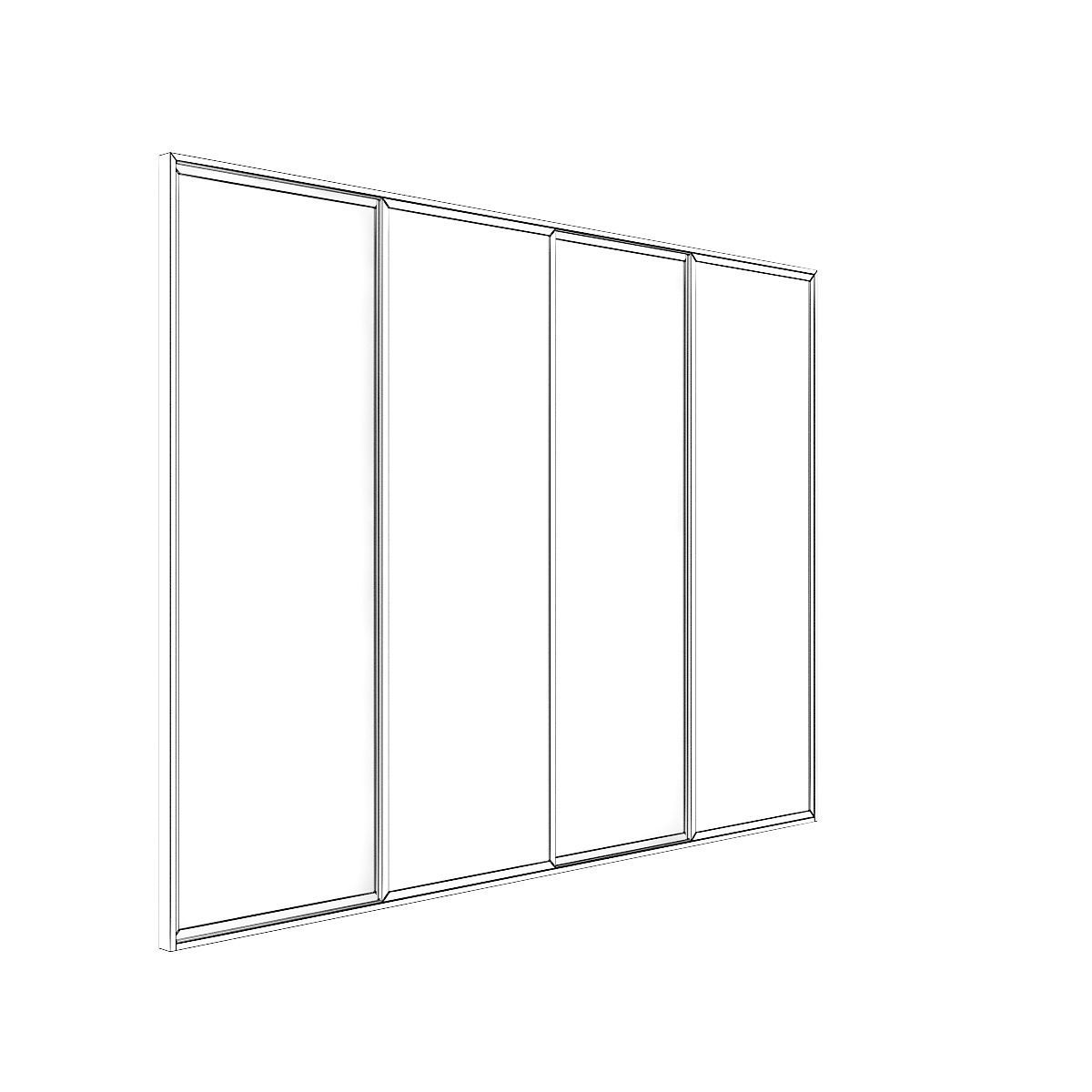 Metal Window 04 3D model_6