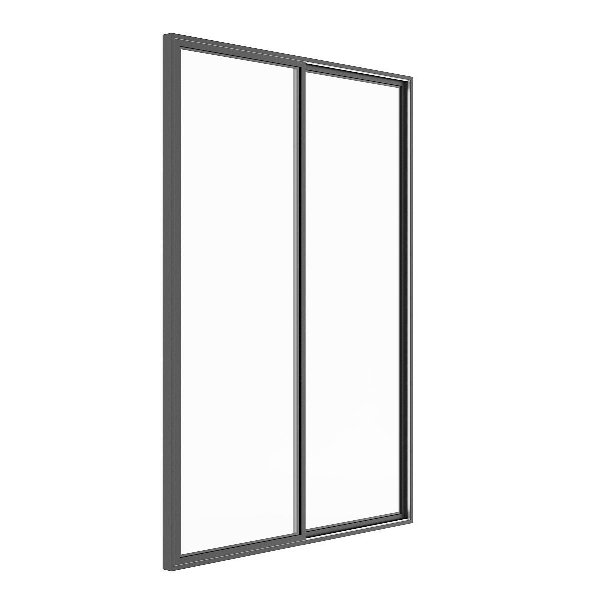 Metal Window 02 3D model_2