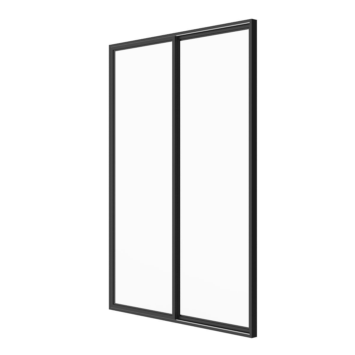 Metal Window 02 3D model_3