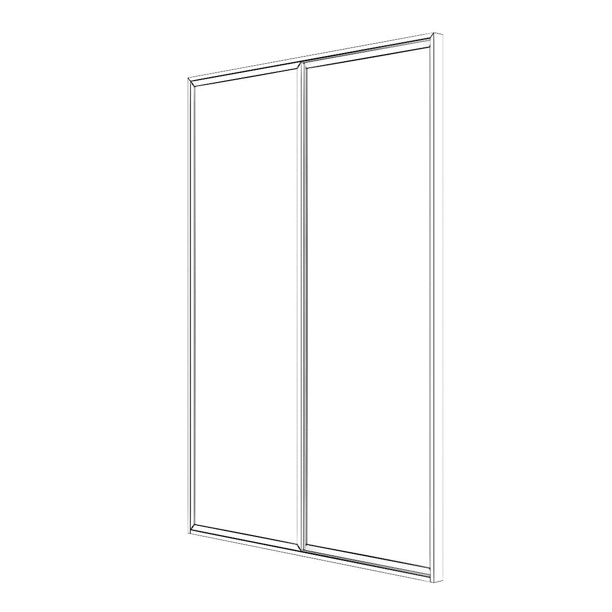 Metal Window 02 3D model_7