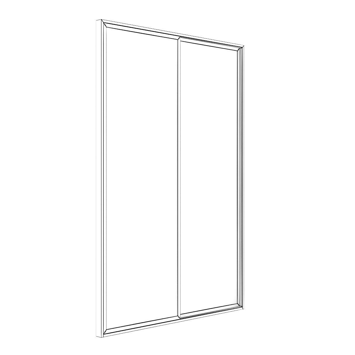 Metal Window 02 3D model_6