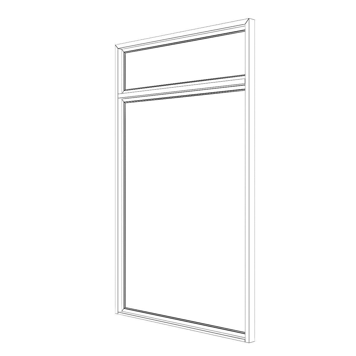 Metal Window 01 3D model_7