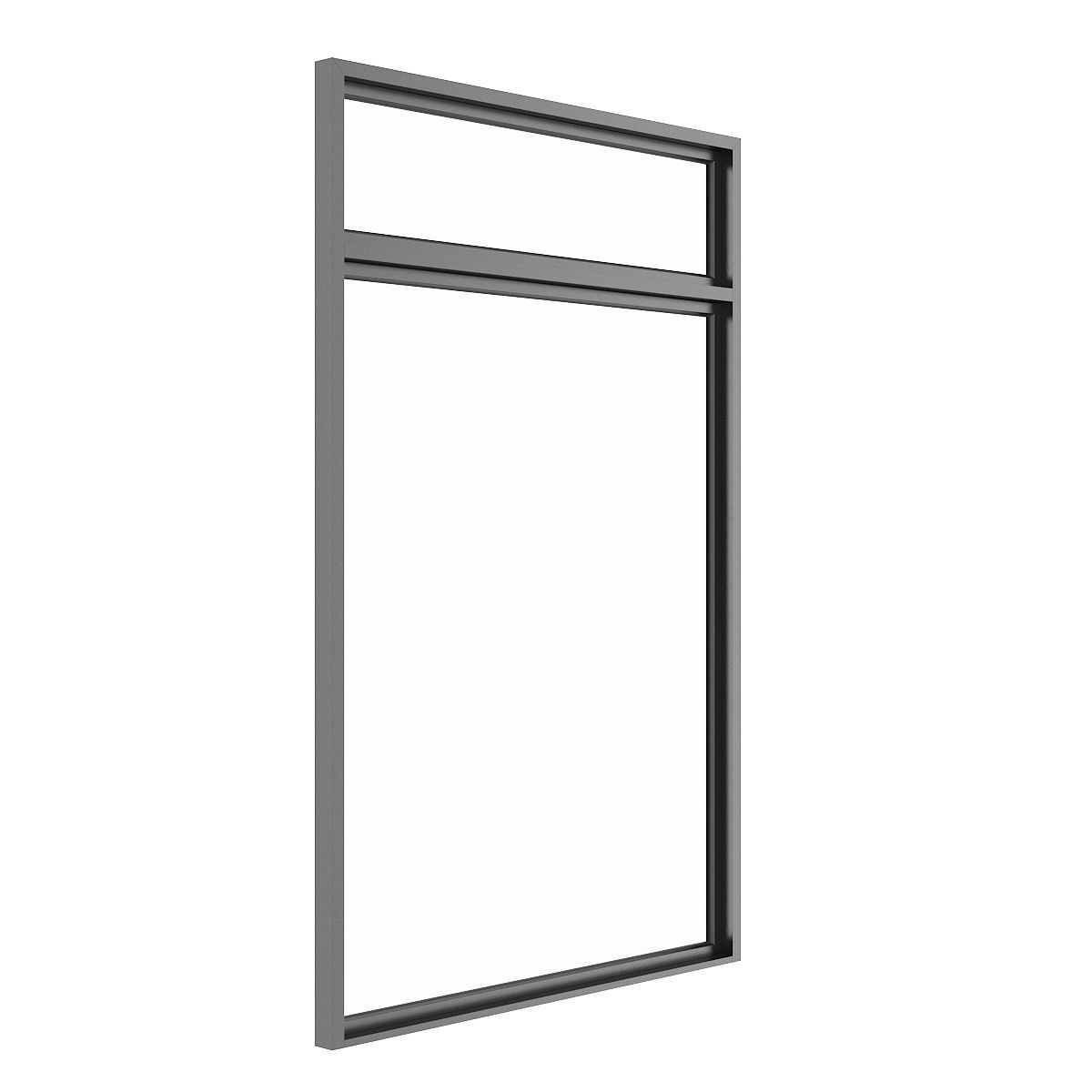 Metal Window 01 3D model_2