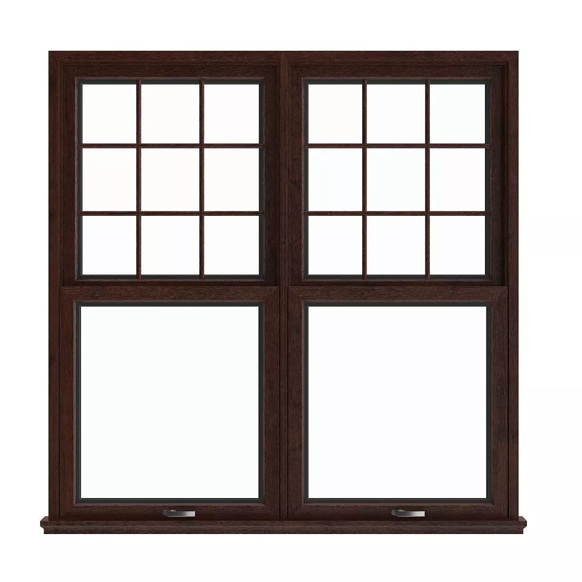 Wooden Window 16 3D model_0