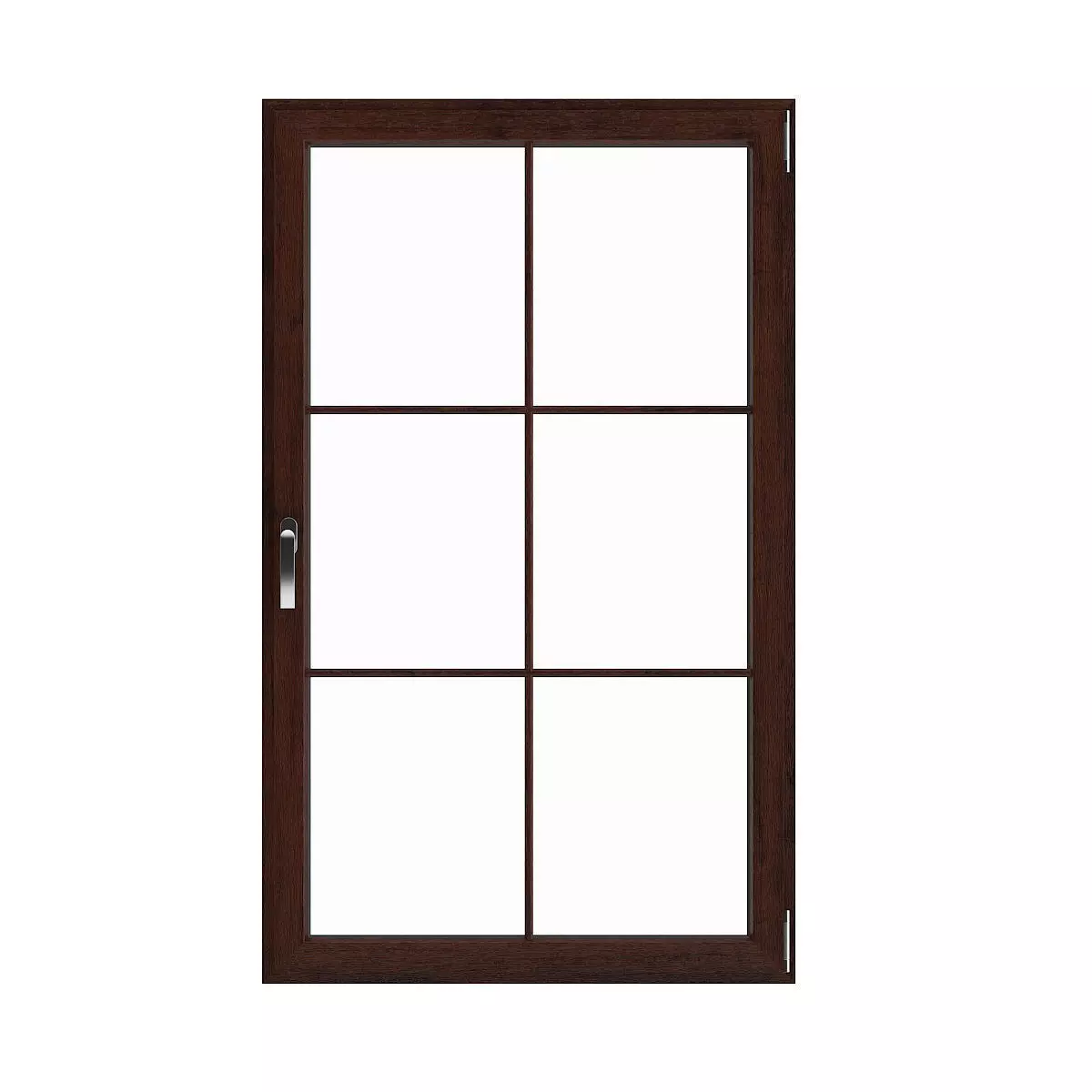 Wooden Window 11 3D model_0