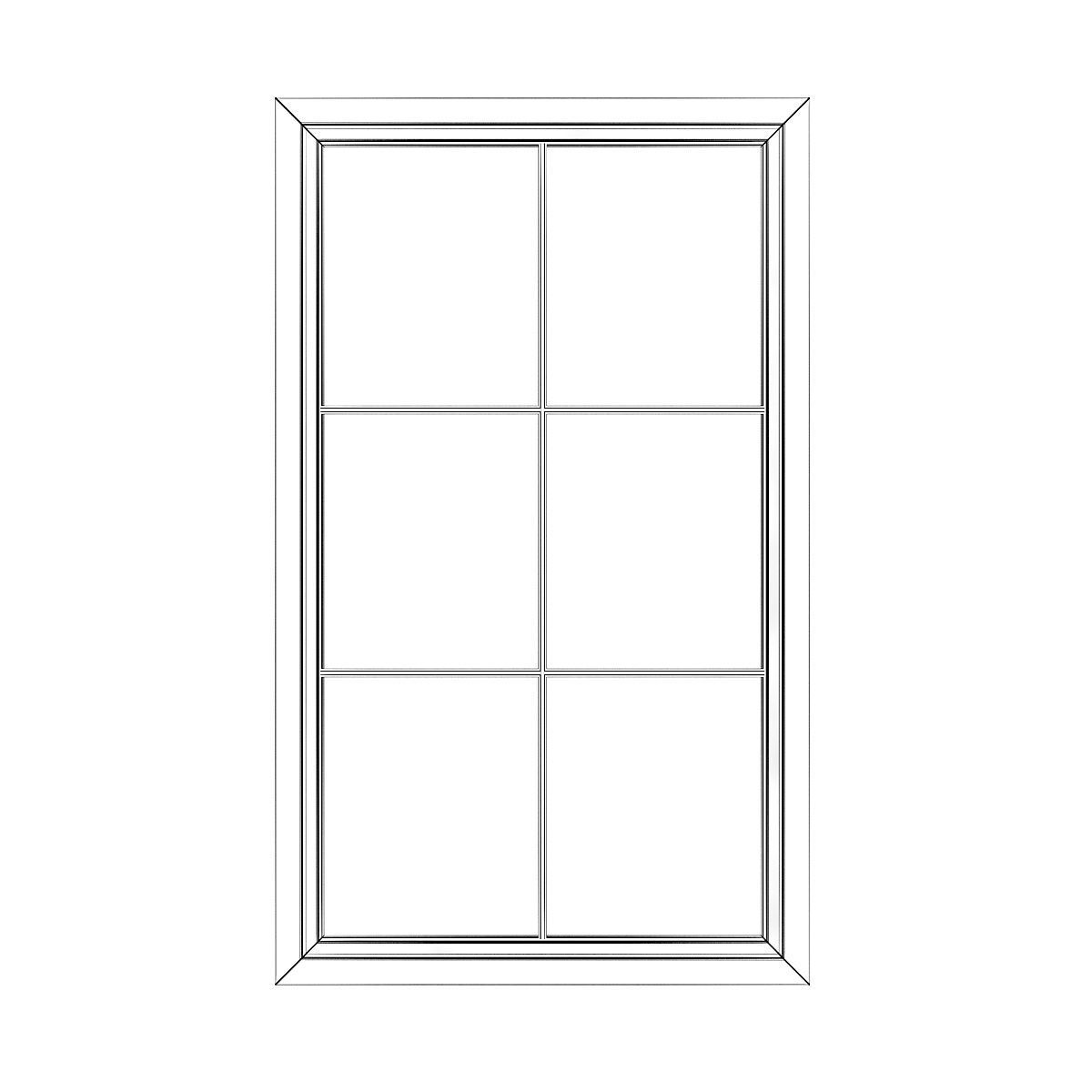Wooden Window 11 3D model_5