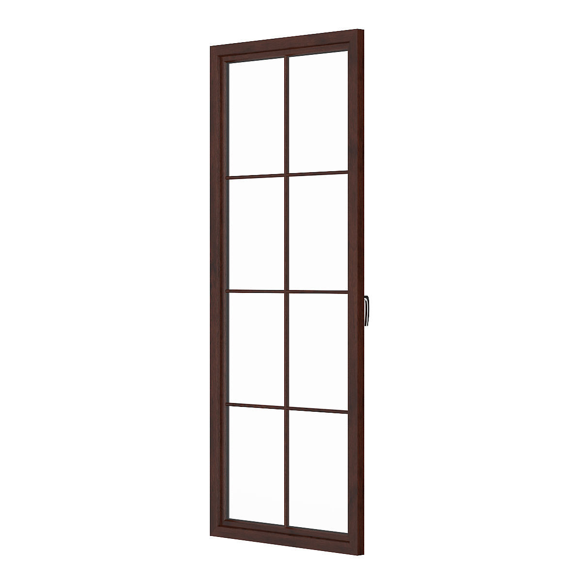 Wooden Window 12 3D model_2