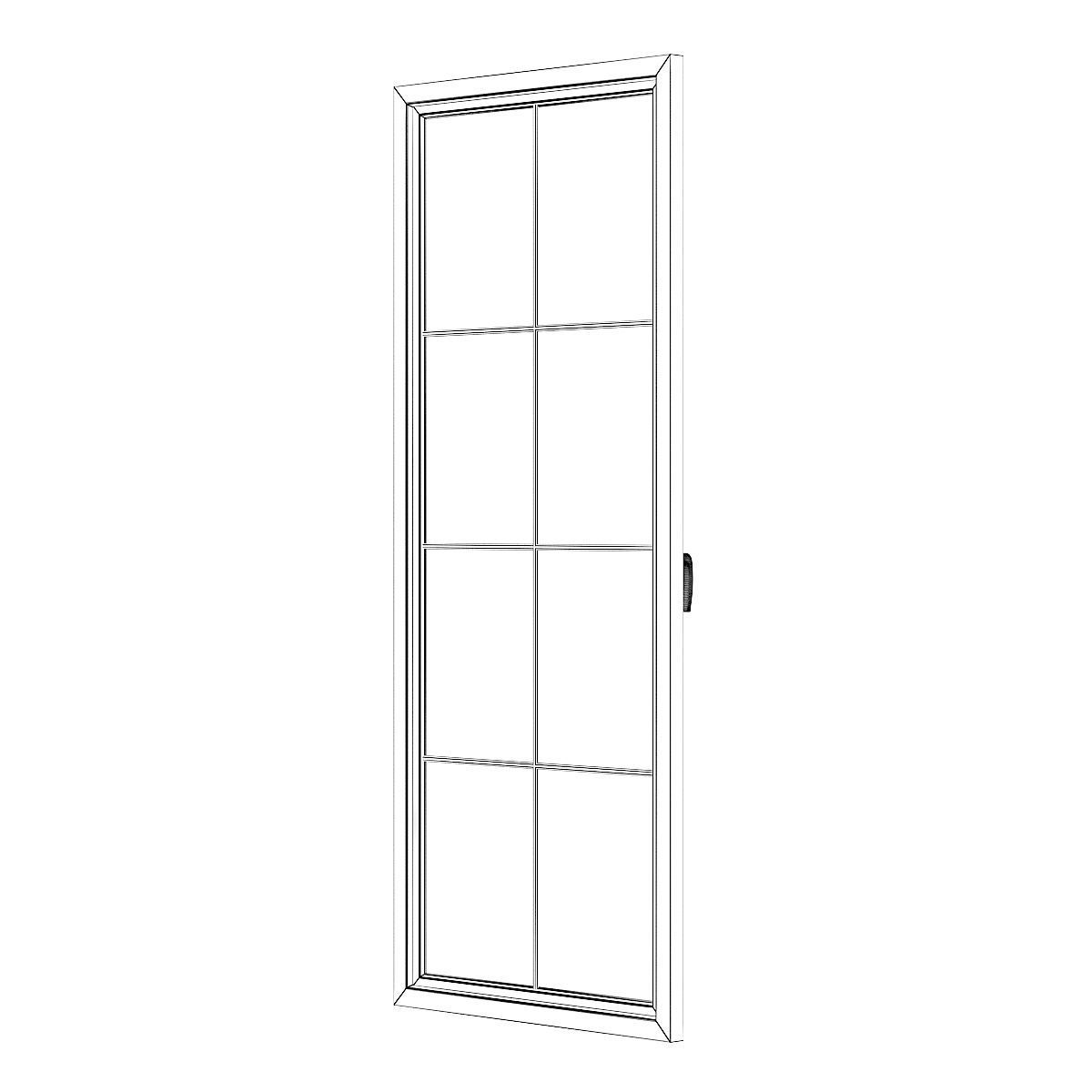 Wooden Window 12 3D model_6