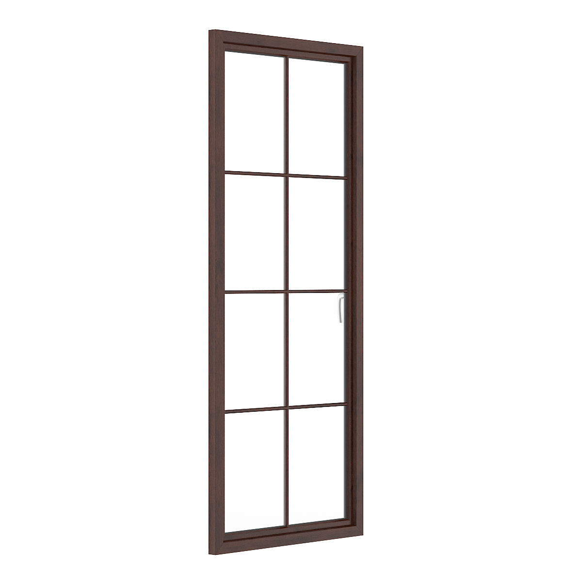 Wooden Window 12 3D model_3