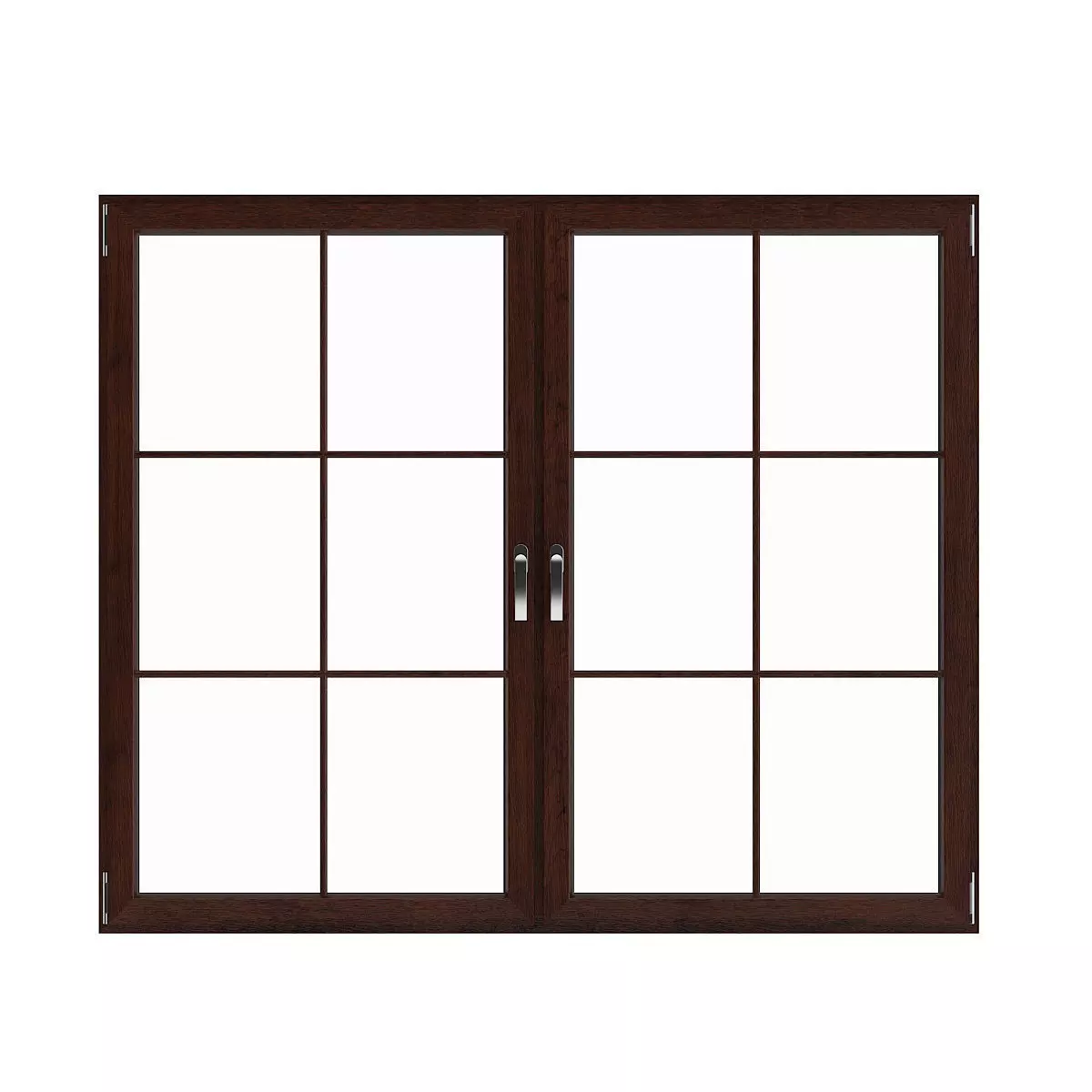 Wooden Window 08 3D model_0