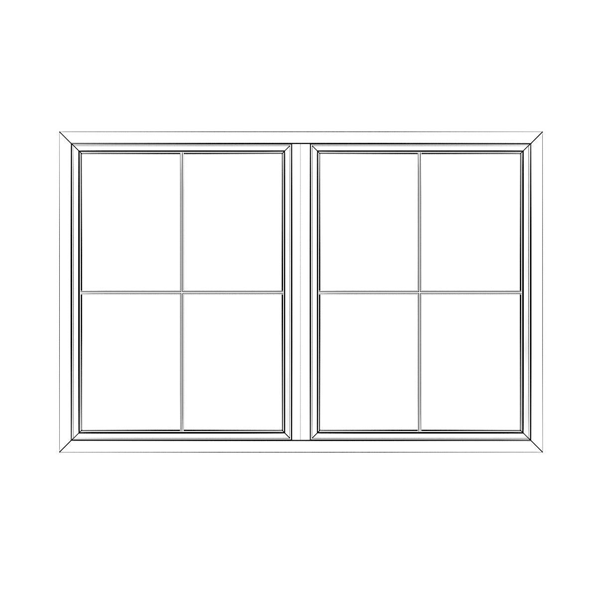 Wooden Window 07 3D model_4