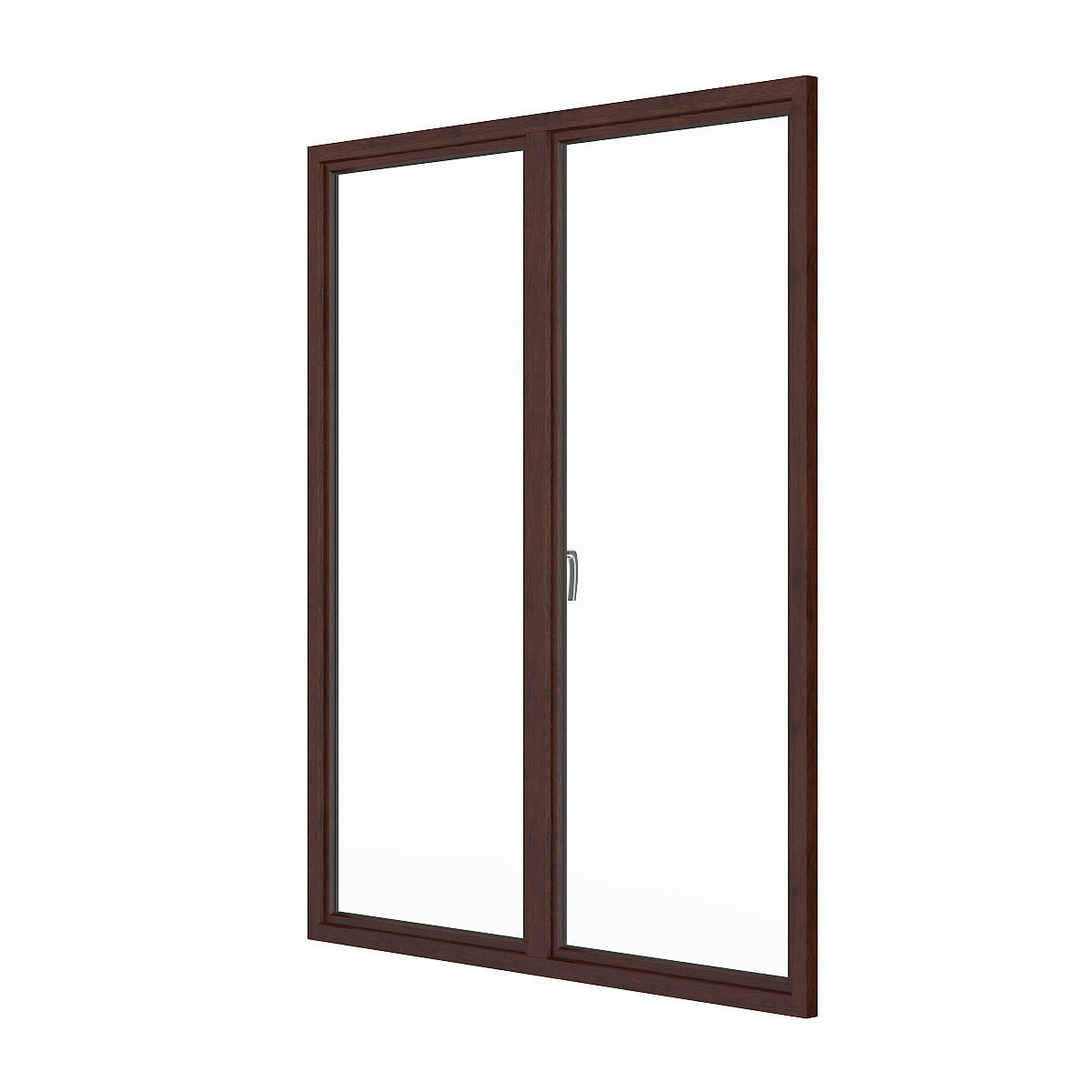 Wooden Window 06 3D model_3