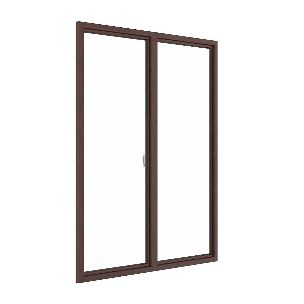 Wooden Window 06 3D model_2