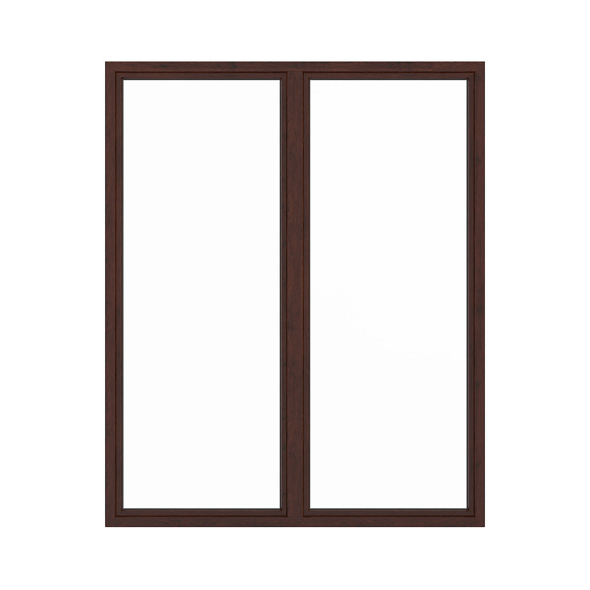 Wooden Window 06 3D model_1