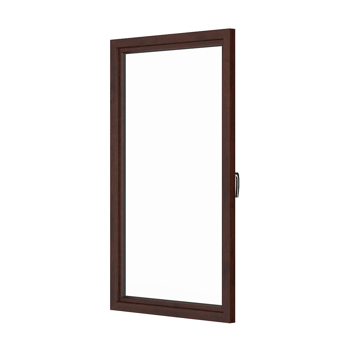 Wooden Window 02 3D model_3