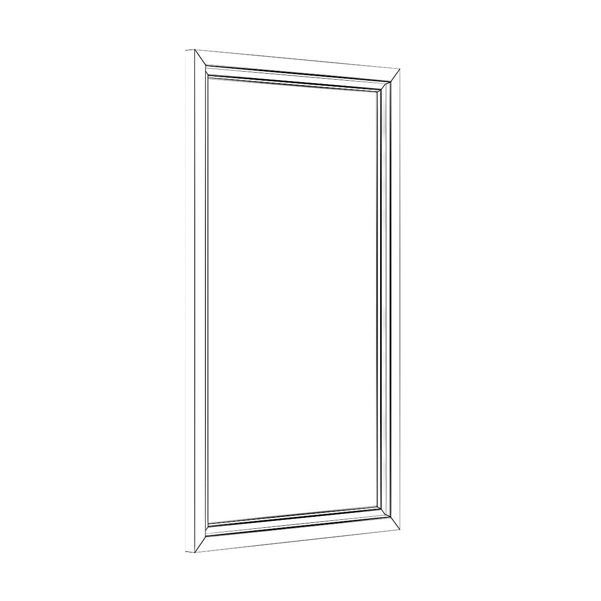 Wooden Window 02 3D model_6