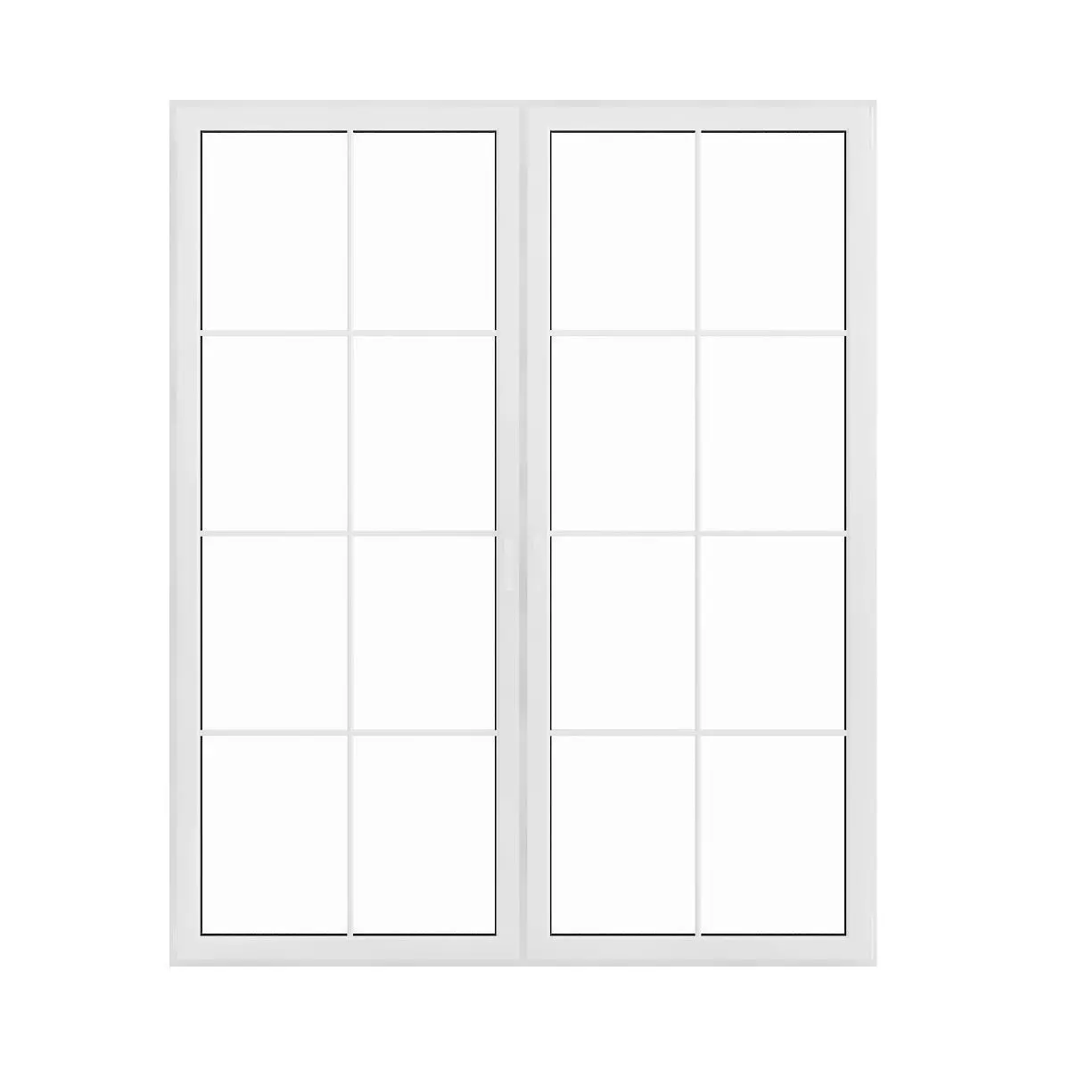 White Window 12 3D model_0