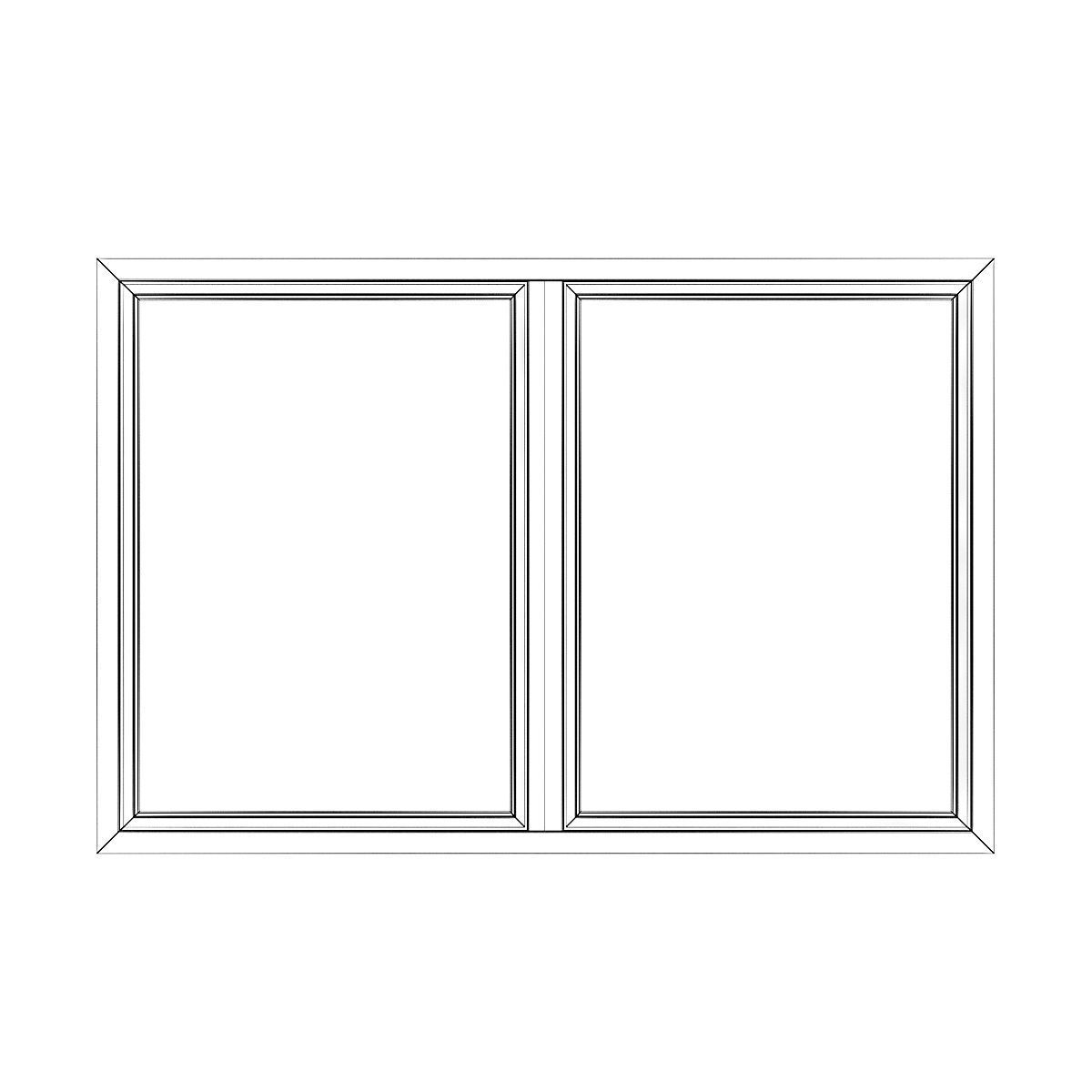 White Window 17 3D model_7