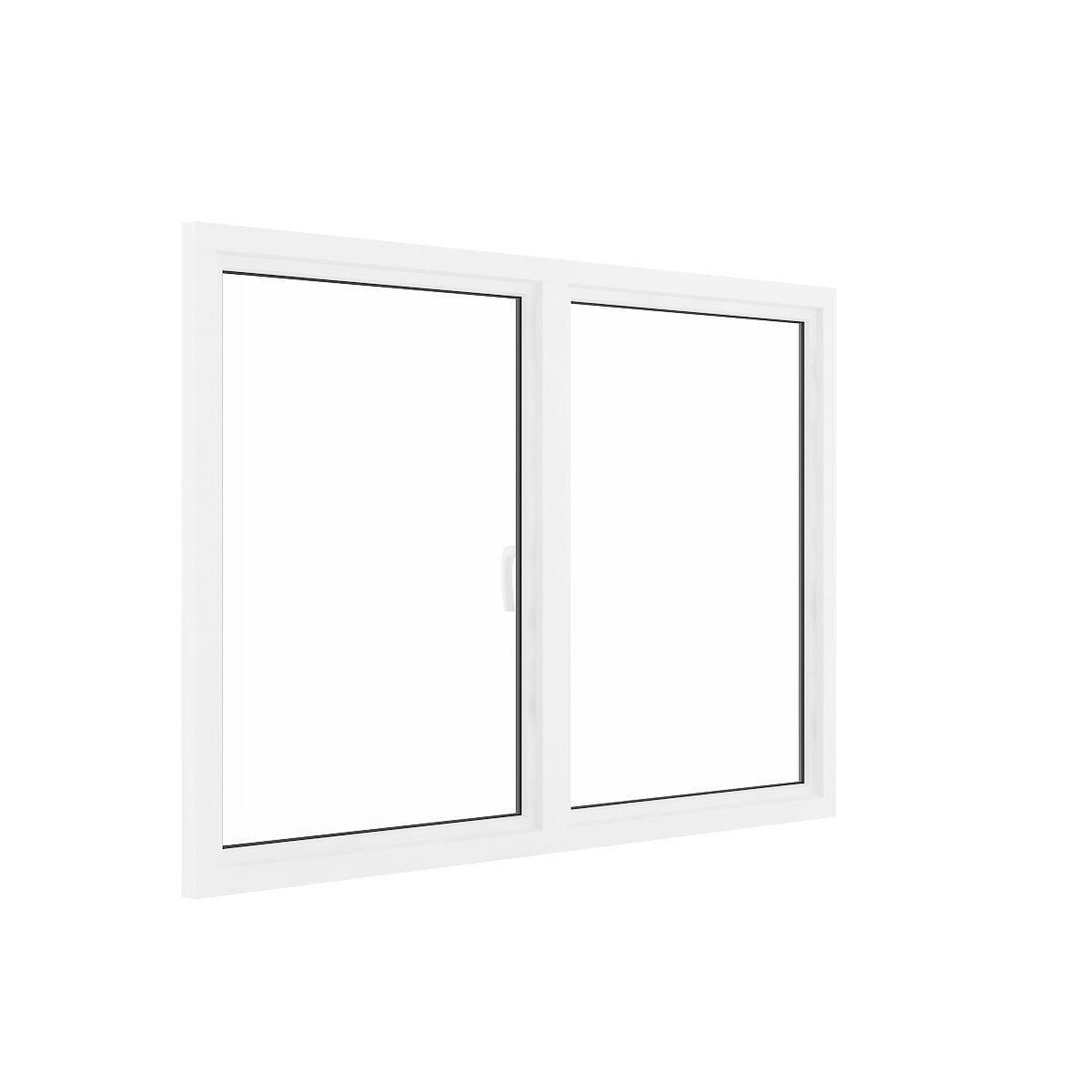 White Window 17 3D model_3