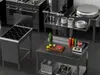 3D model Commercial Kitchen Equipment Stainless Steel Pack VR / AR ...