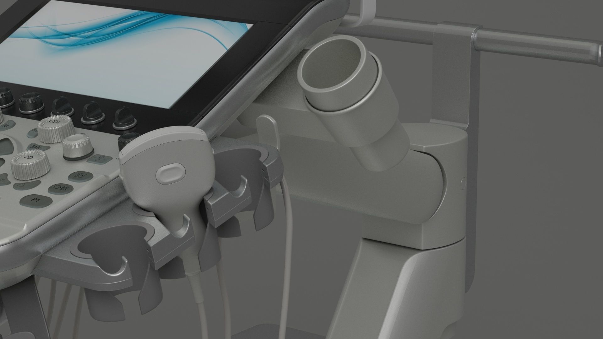 Ultrasound machine - Toshiba aplio i800 3D model_14