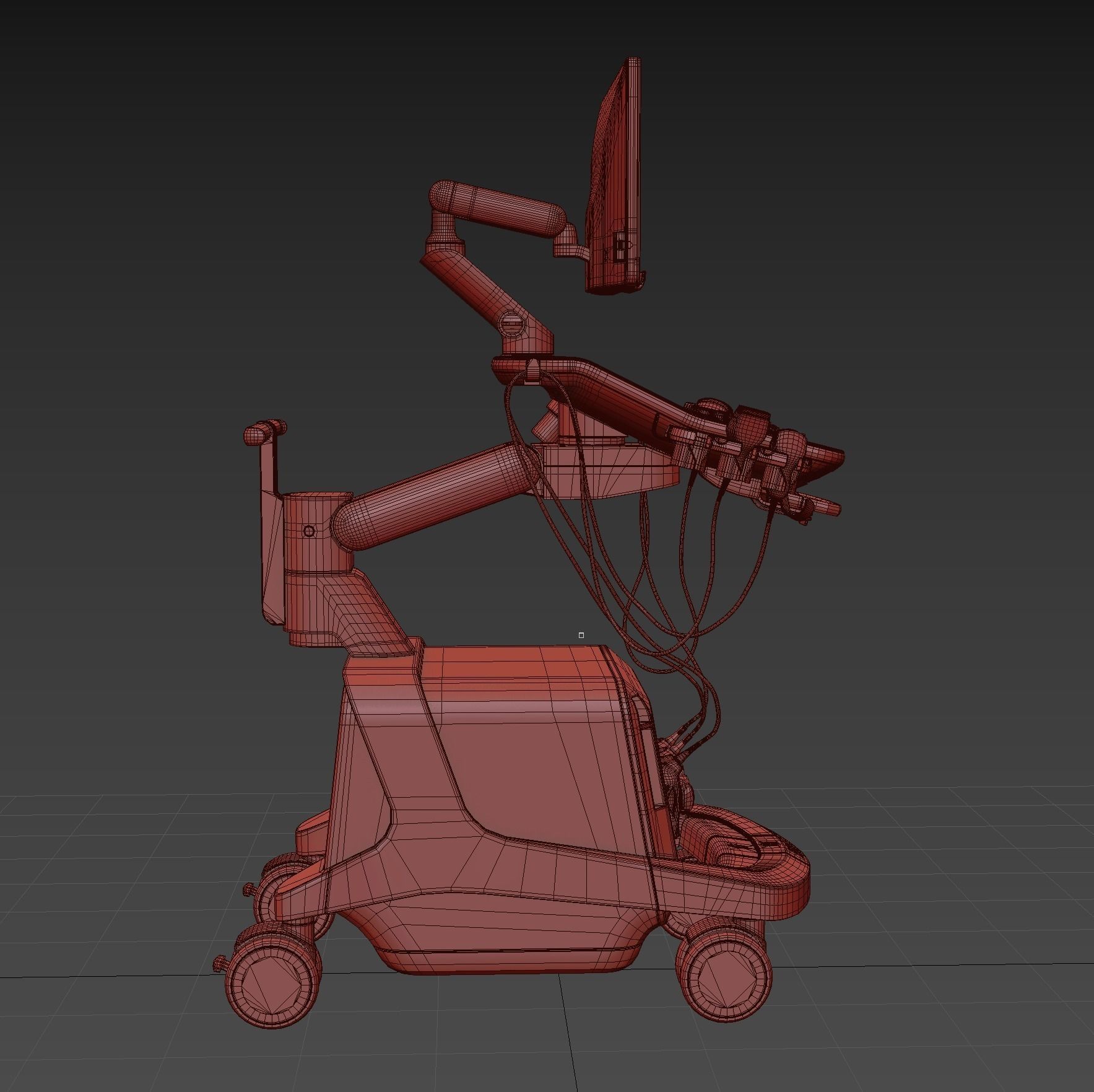 Ultrasound machine - Toshiba aplio i800 3D model_17