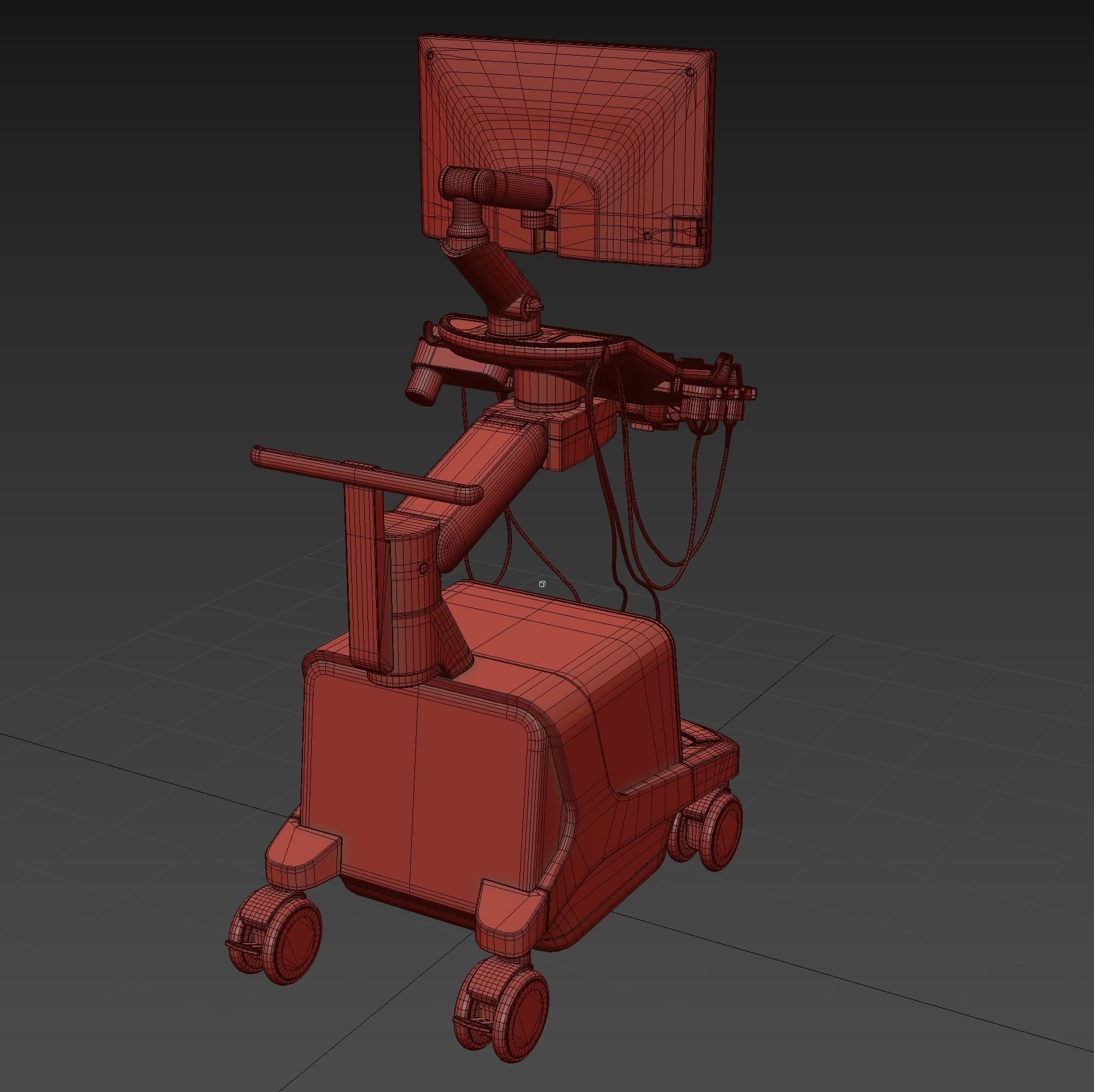 Ultrasound machine - Toshiba aplio i800 3D model_19