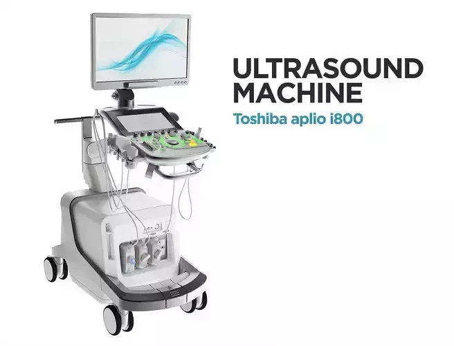 Ultrasound machine - Toshiba aplio i800 3D model