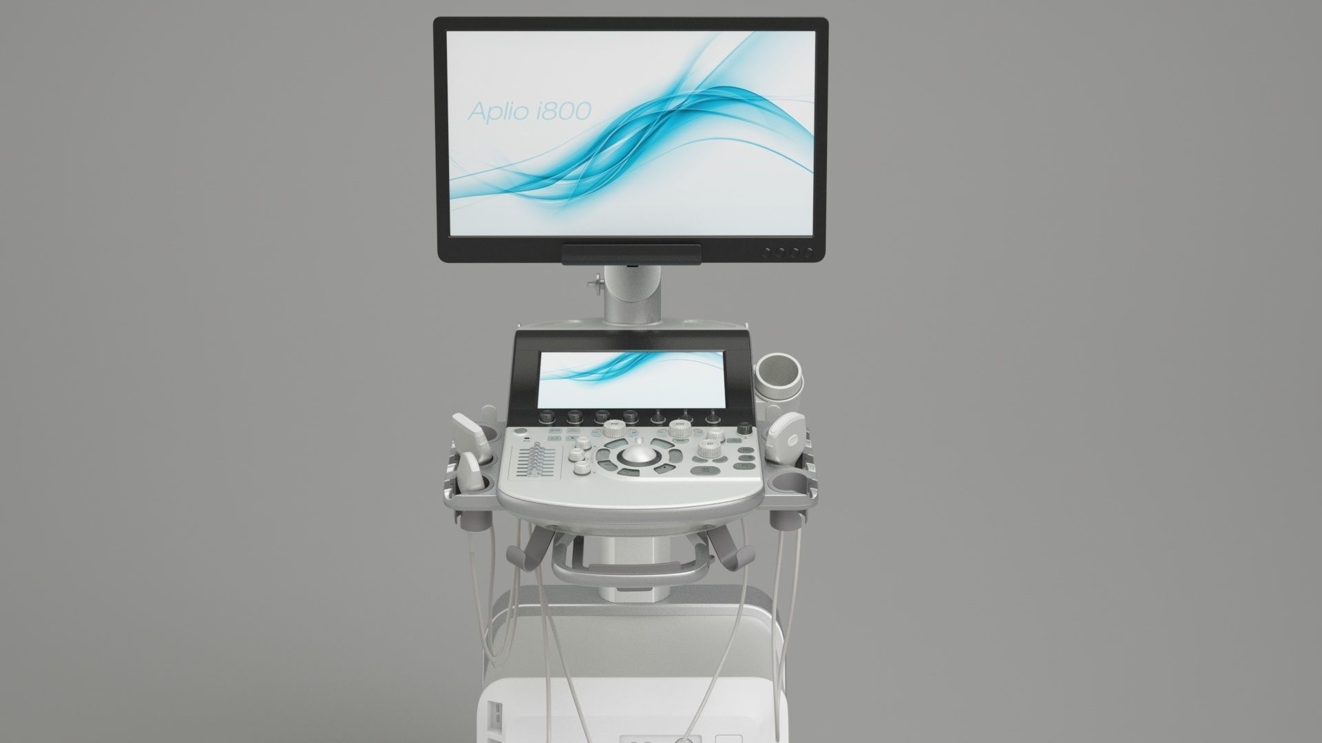 Ultrasound machine - Toshiba aplio i800 3D model_9
