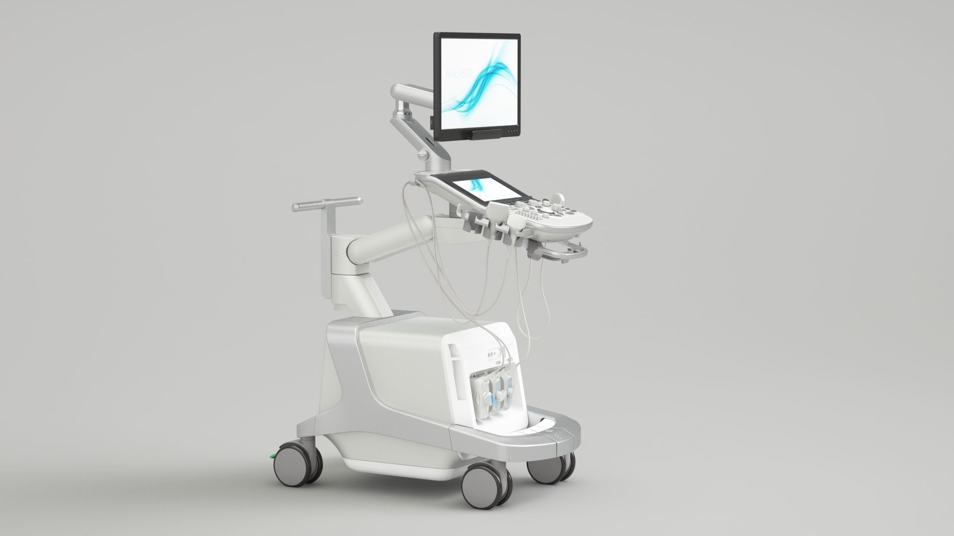 Ultrasound machine - Toshiba aplio i800 3D model_2