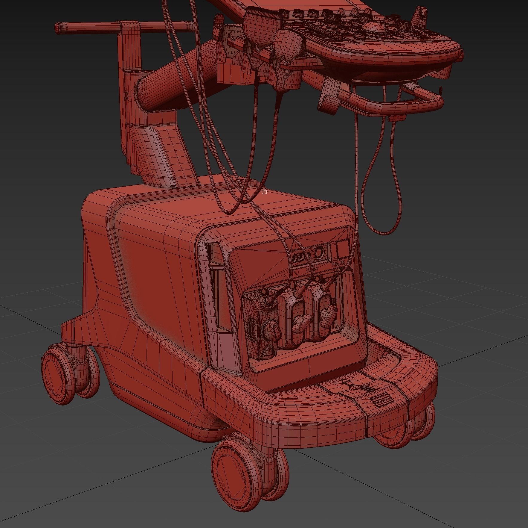 Ultrasound machine - Toshiba aplio i800 3D model_18