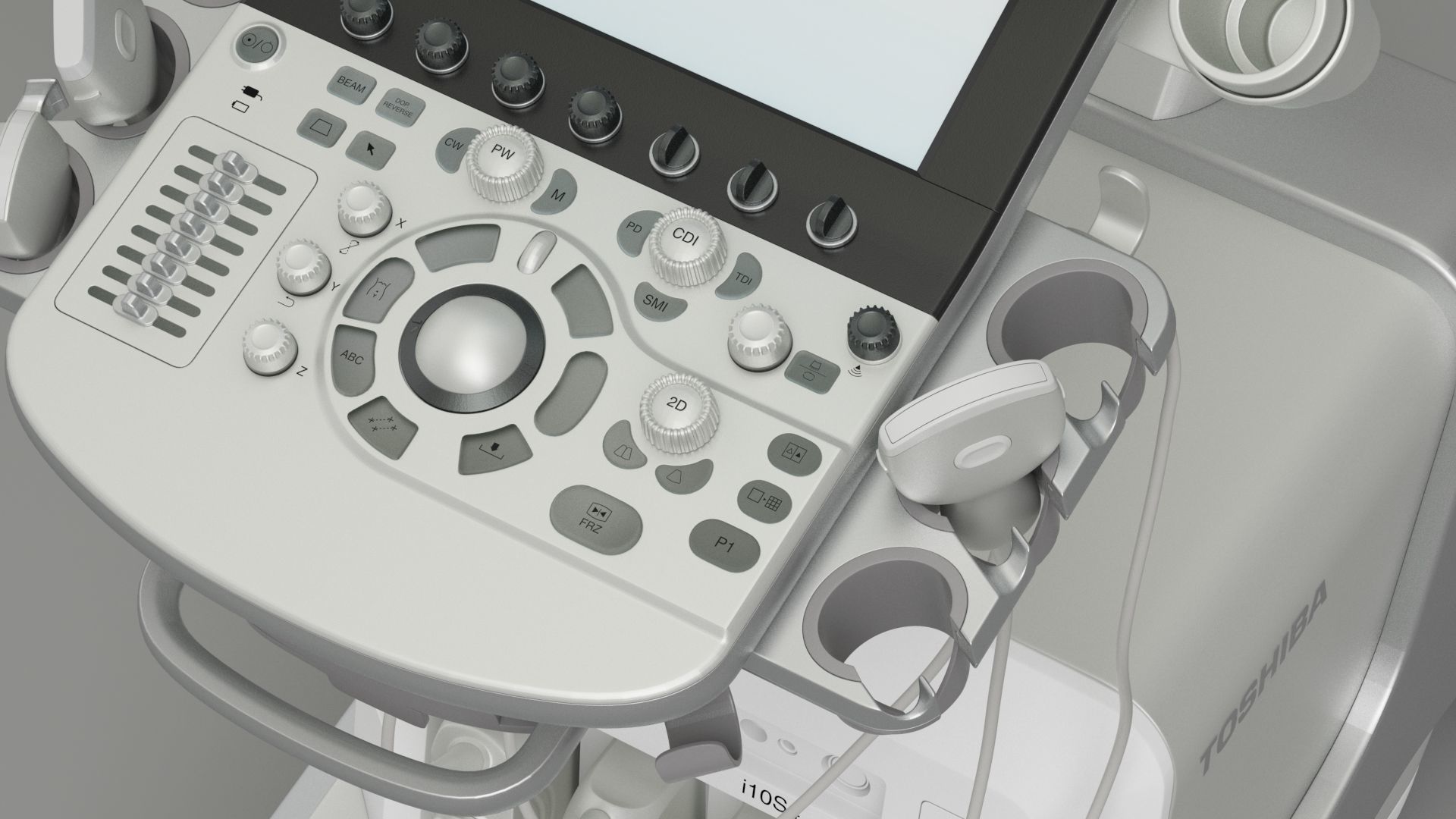 Ultrasound machine - Toshiba aplio i800 3D model_11