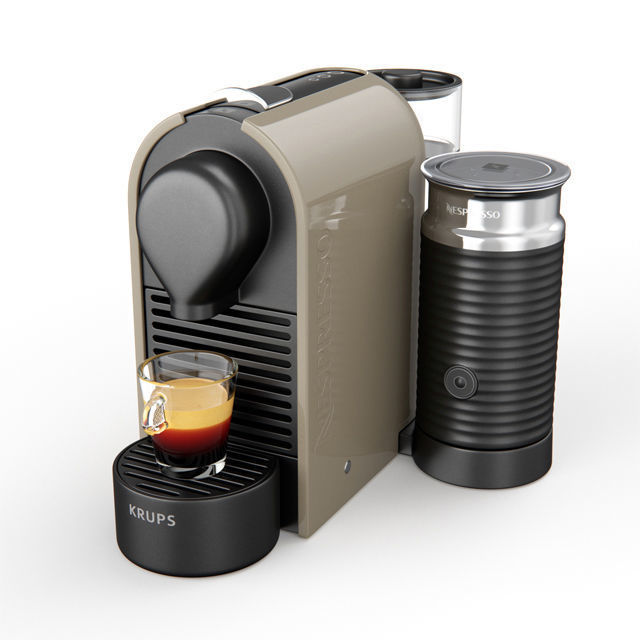 Capsules Coffee Machine Krups Nespresso UMilk 3D model_6