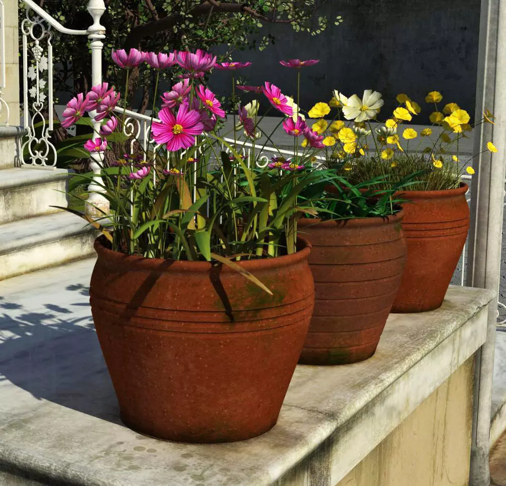 FLOWER POT HD 3D model