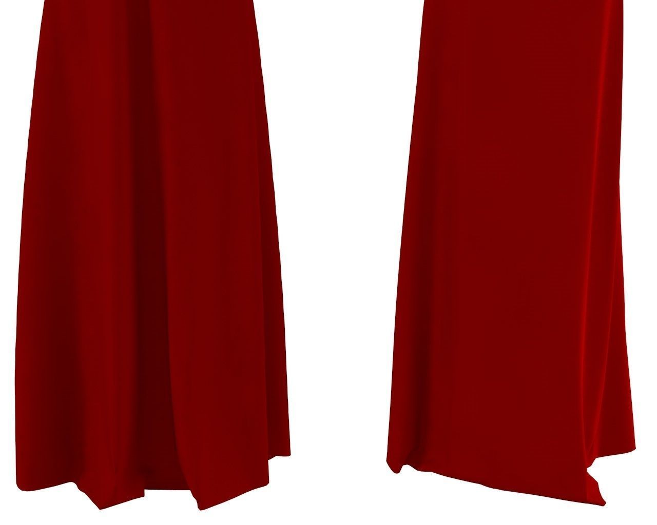 Stylish Designer Women Long Evening Gown 3D model  3D model_2