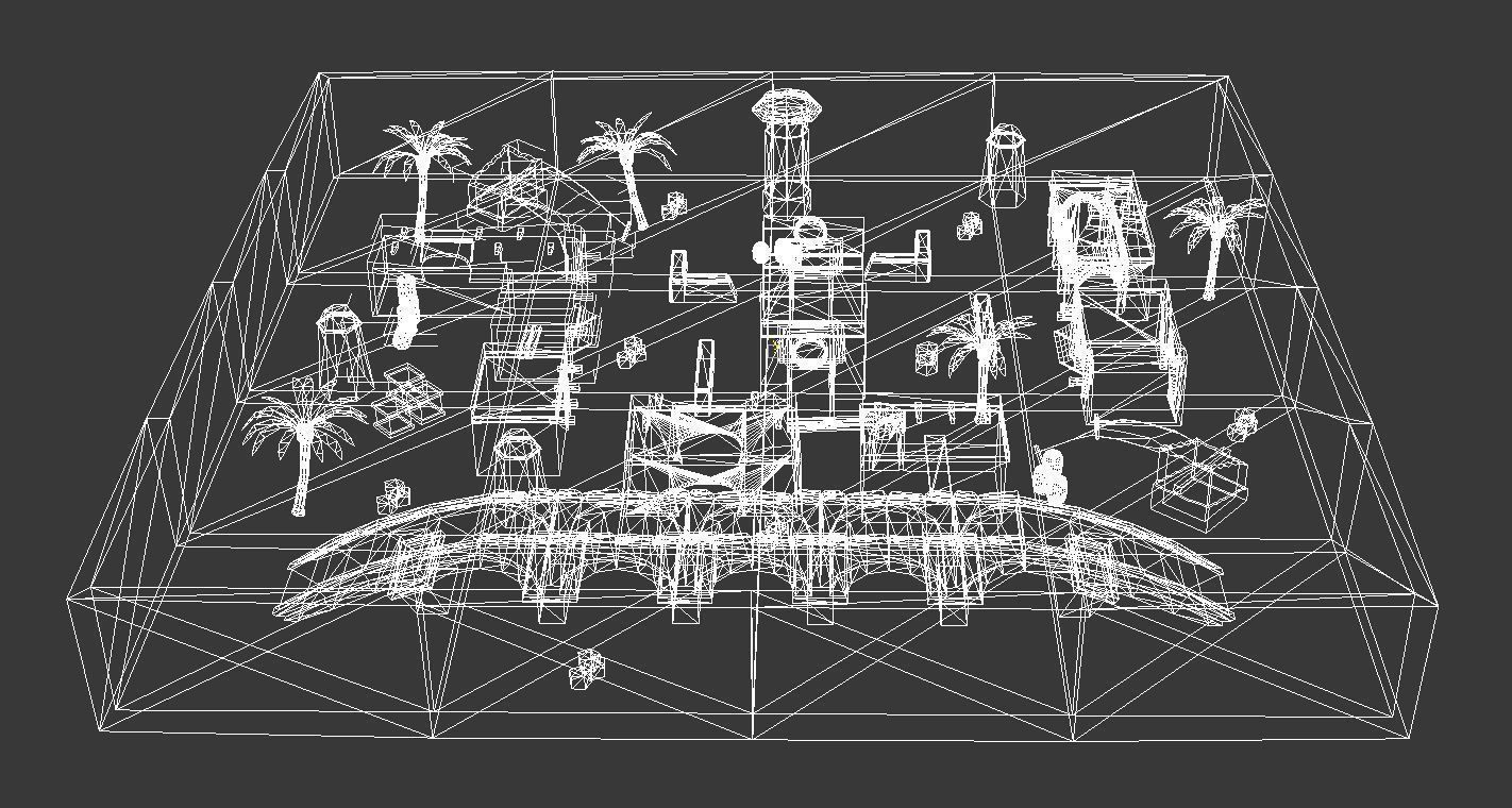 Low Poly Vintage Environment Low-poly 3D model_3