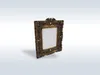 3D model Gothic Ornate Frame with Skulls and Bats 265 VR / AR / low ...